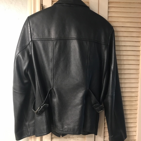 Real Leather jacket. Size Large. Super nice. Bought at Macy’s. Preston & Yorki - Picture 5 of 10